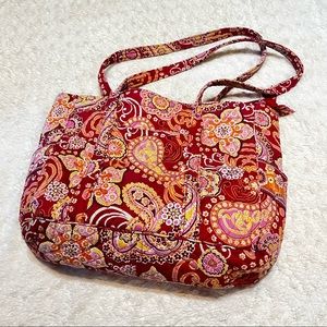 Vera Bradley Pink,Yellow,Orange Overnight Duffle Bag